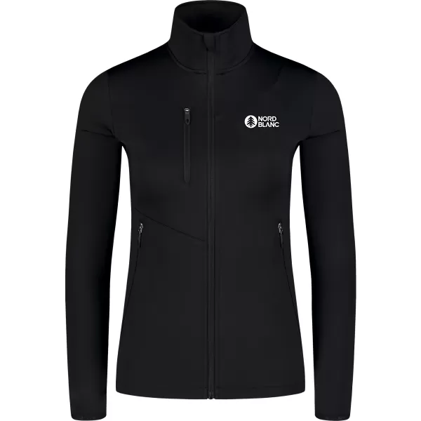  Powerfleece-Sweatshirt für Damen NORDBLANC CRISP NBSFL8338 SCHWARZ 