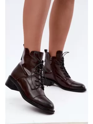 Damen-Stiefeletten BOTO 25BT24-9234 BRAUN