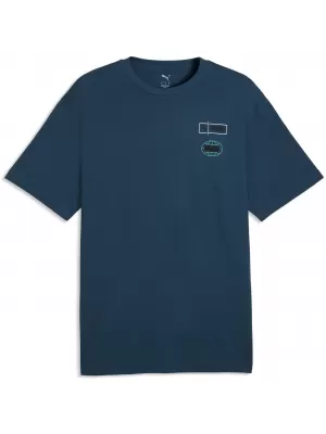 Herren-T-Shirt PUMA GRAPHICS RELAXED STACKED TEE 69436836 MITTERNACHTSBENZIN