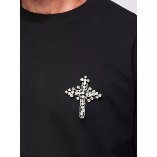  Herren-T-Shirt OMBRE OM-TSCT-0276 SCHWARZ 