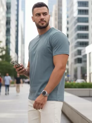 Herren-T-Shirt DSTREET RX5678 BLAU