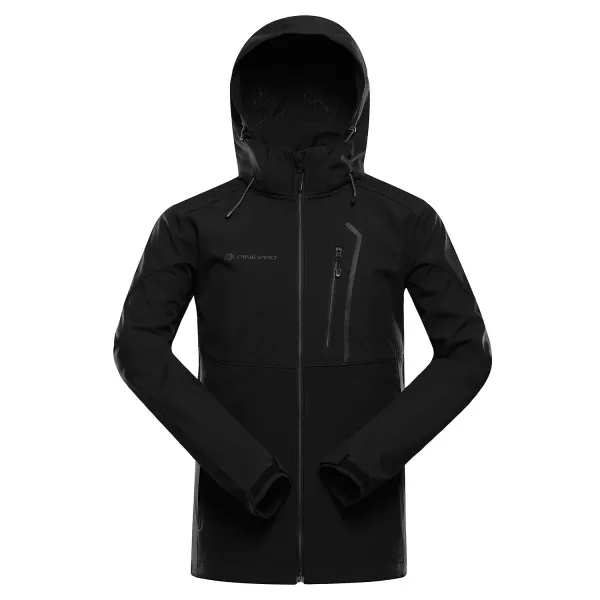  Herren-Softshelljacke ALPINE PRO GEDER SCHWARZ 