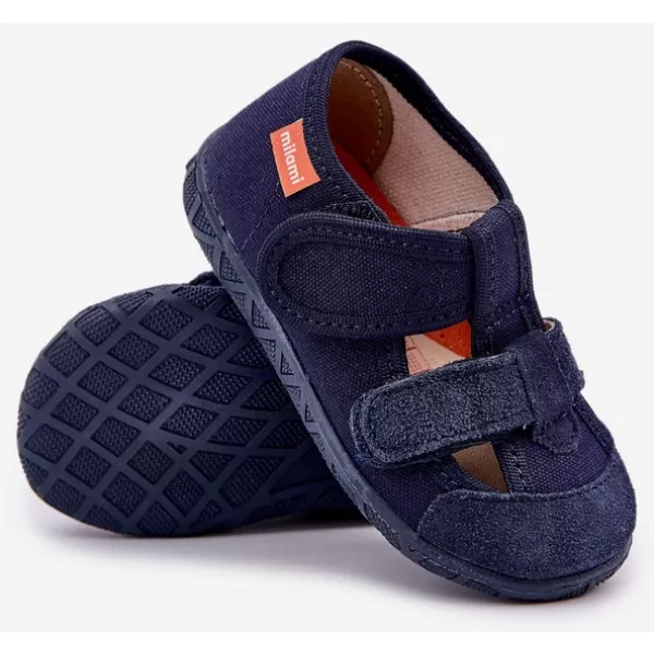  Kinderpantoffeln MILAMI 118/66 BLAU 
