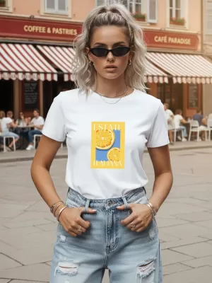 Damen-T-Shirt DSTREET NX8026RY-WH WEIß