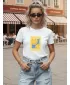 Damen-T-Shirt DSTREET NX8026RY-WH WEIß