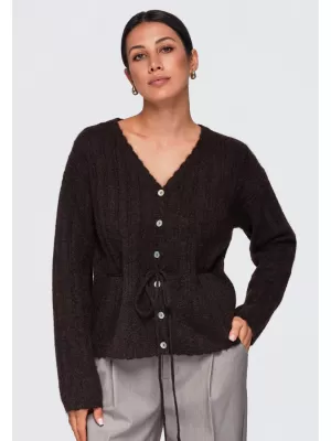 Damenpullover OMBRE OW-SW-E0012 BRAUN