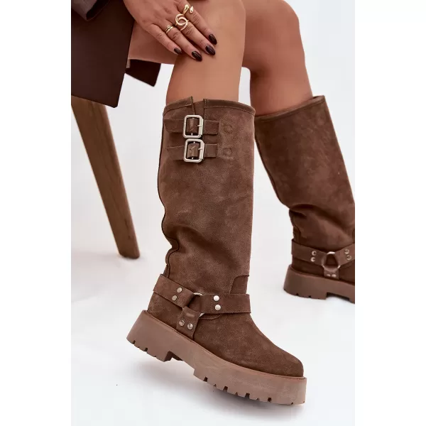  Damenstiefel BIG STAR SHOES OO274A182 BEIGE 