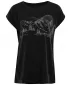 Outdoor-Shirt für Damen ALPINE PRO NOGERA 2 SCHWARZE VARIANTE PA