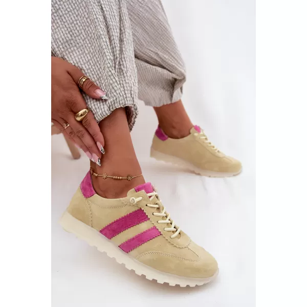  Damen-Sneaker BOTO GD-XW-1011 GELB/FUCHSIA 