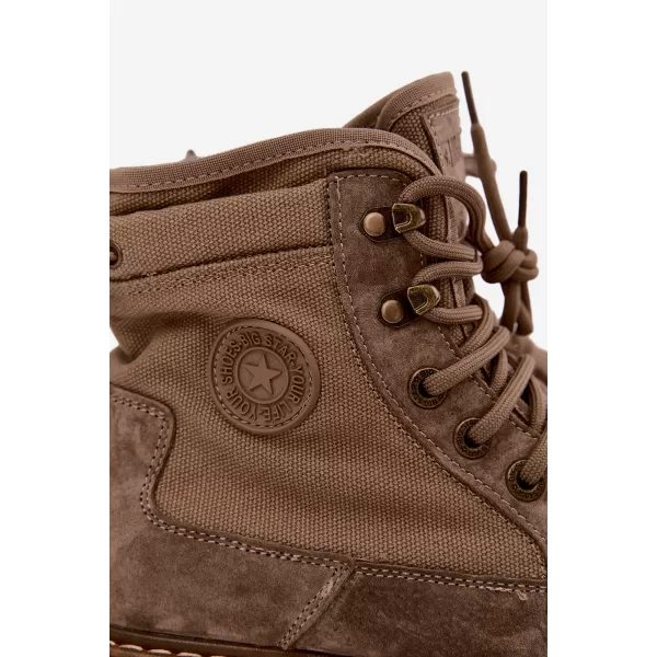  Herren-Stiefeletten BIG STAR SHOES UU174253 BEIGE 
