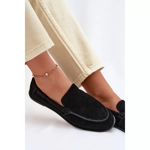  Damenmokassins BIG STAR SHOES TT274209 SCHWARZ 