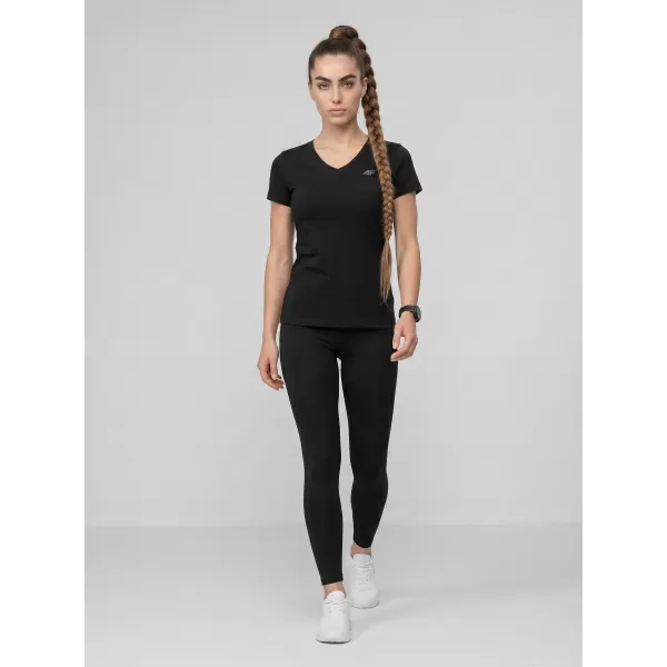  Damen-T-Shirt 4F WMM00TTSHF3307 TIEFSCHWARZ 