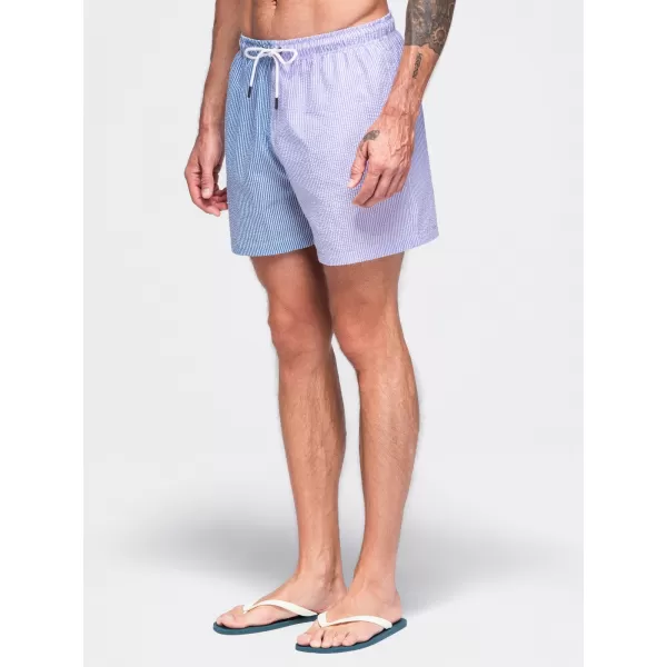  Herrenshorts OMBRE OM-SRSS-0215 BLAU UND LILA 