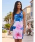 Hochwertiges Funktionskleid für Damen ALTISPORT VOJ/ALW117SAT01 BLAU-ROSA