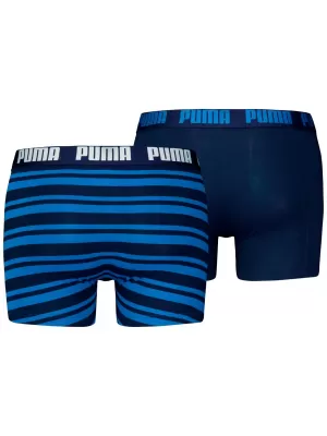 Herren-Boxershorts PUMA MEN EVERYDAY HERITAGE STRIPE BOXER 93832601 BLAU