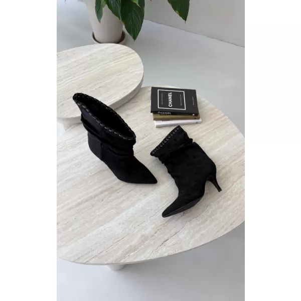  Damen-Stiefeletten BOTO 2568A SCHWARZ 