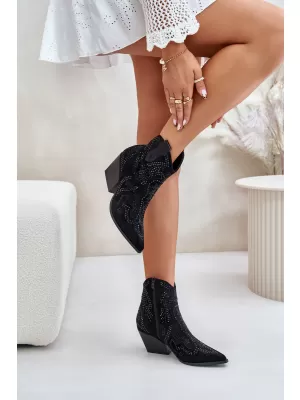 Damenschuhe mit Absatz BOTO 9676A SCHWARZ