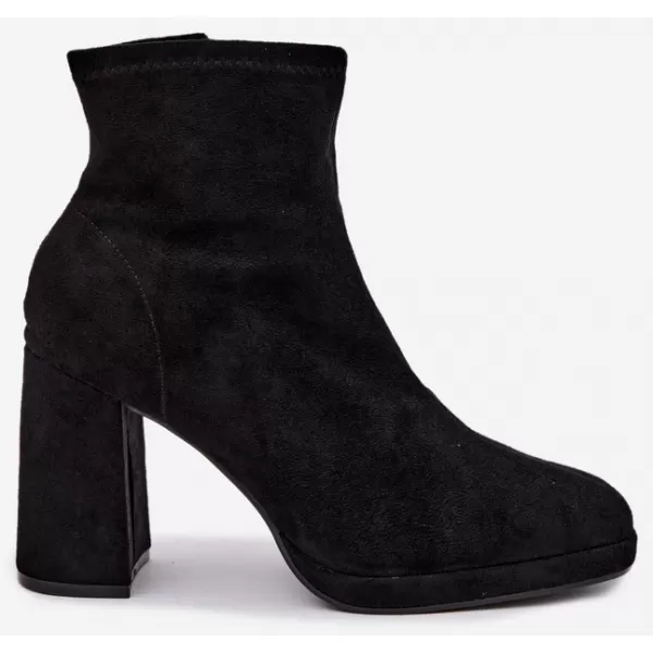  Damen-Stiefeletten BOTO NN636 SCHWARZ 