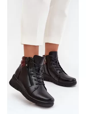 Damen-Stiefeletten VINCEZA 39963 SCHWARZ