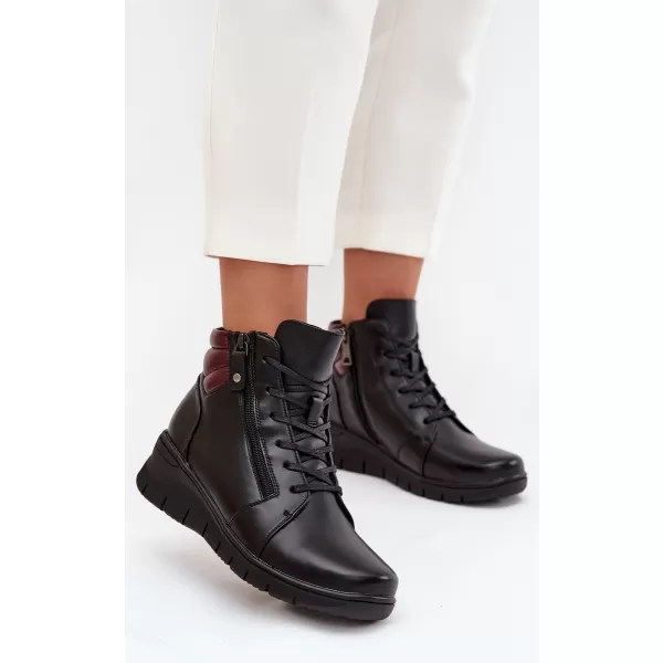  Damen-Stiefeletten VINCEZA 39963 SCHWARZ 