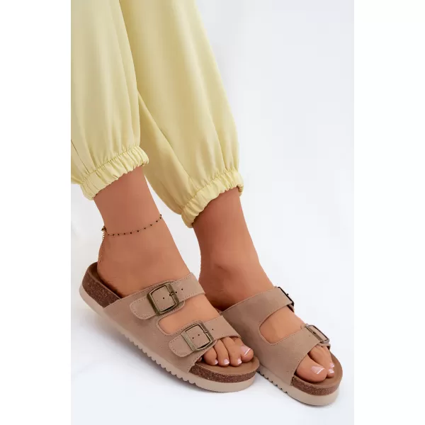  Damenhausschuhe BOTO 2832 KHAKI 