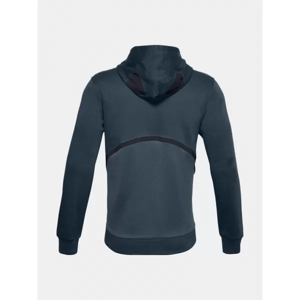  Herren-Sweatshirt UNDER ARMOUR RIVAL FLEECE AMP FZ HD 1357113-467 BLAU 