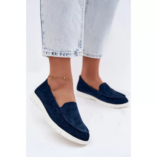  Damenmokassins VINCEZA 95360 BLAU 
