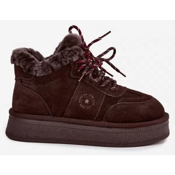  Schneemänner für Frauen BIG STAR SHOES UU274312 SCHOKOLADE 