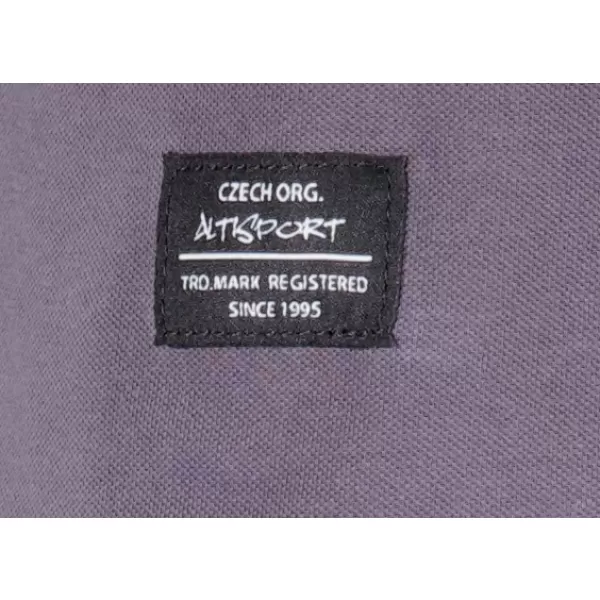  Herren-T-Shirt mit Kragen ALTISPORT NP/ALMST90601 SCHIEFERGRAU 