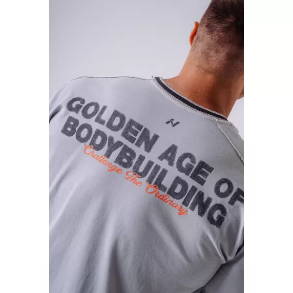  Herren-T-Shirts NEBBIA OLYMPIA MUSCLE COVER 942 HELLGRAU 