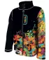 Fleece-Sweatshirt für Kinder WAMU GAME ON SCHWARZ