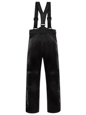 Kinder-Skihose ALPINE PRO EDESO 3 SCHWARZ