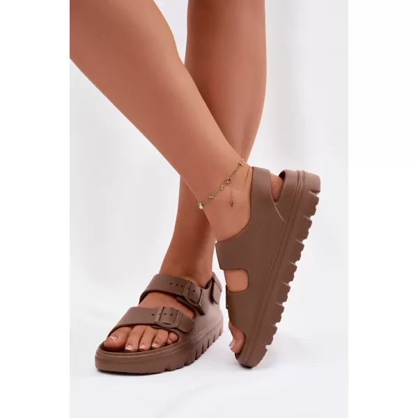  Damensandalen BIG STAR SHOES TT274A035 BRAUN/BEIGE 
