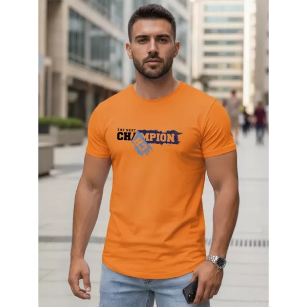  Herren-T-Shirt DSTREET NX5017R-OR ORANGE 