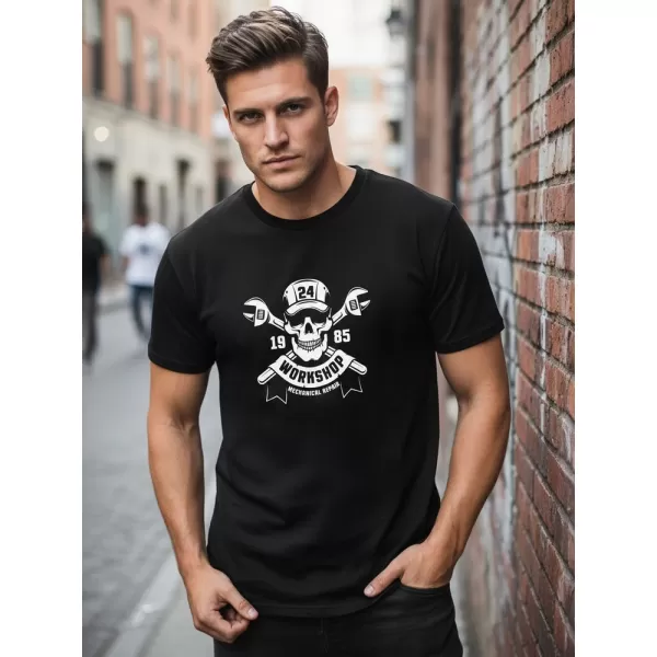  Herren-T-Shirt DSTREET NX075R SCHWARZ 