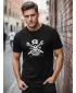 Herren-T-Shirt DSTREET NX075R SCHWARZ
