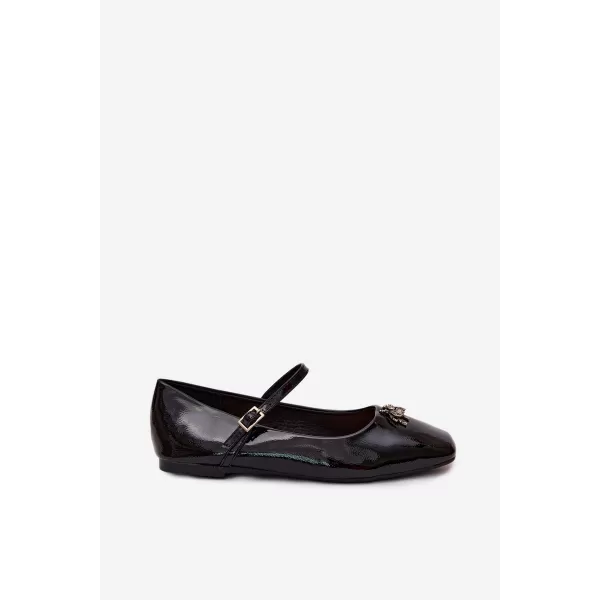  Ballerinas für Damen BOTO 6672-1 SCHWARZ 
