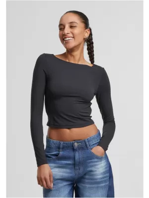 Damen-T-Shirt URBAN CLASSICS TB7721 SCHWARZ