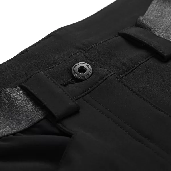  Caprihose für Damen ALPINE PRO WEDERA 2 SCHWARZ 