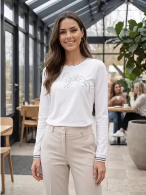 Damen-T-Shirt KIXMI ADINA WEIß