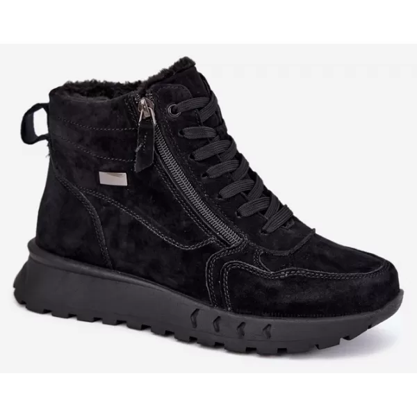  Damenstiefel BOTO 26BT17-651 SCHWARZ 