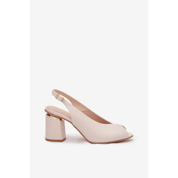  Damensandalen ZAZOO 1085 HELLBEIGE 