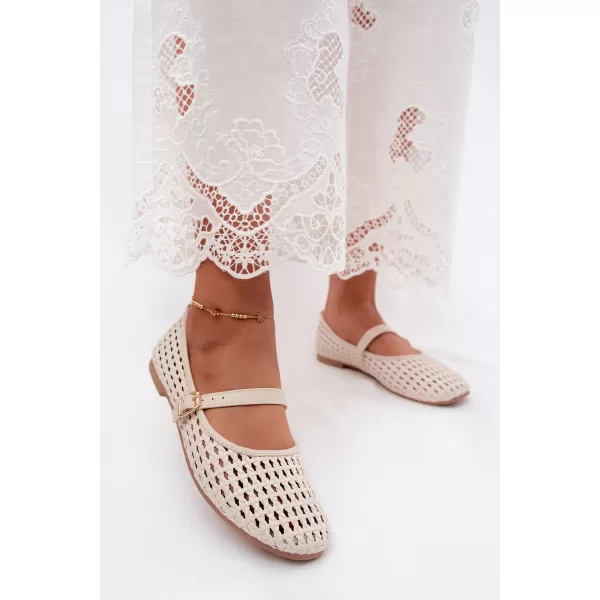  Ballerinas für Damen BOTO ZA76 BEIGE 