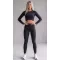 Lange Premium-Leggings für Damen (neue Größen) ALTISPORT VOJ/ALW021LEG05 SCHWARZ