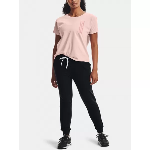  Damenhosen UNDER ARMOUR UA RUSH FLEECE PANT 1365775-001 SCHWARZ 
