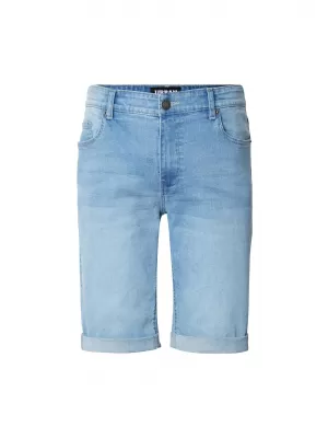 Herrenshorts URBAN CLASSICS TB8457 NEUES HELLBLAU GEWASCHEN