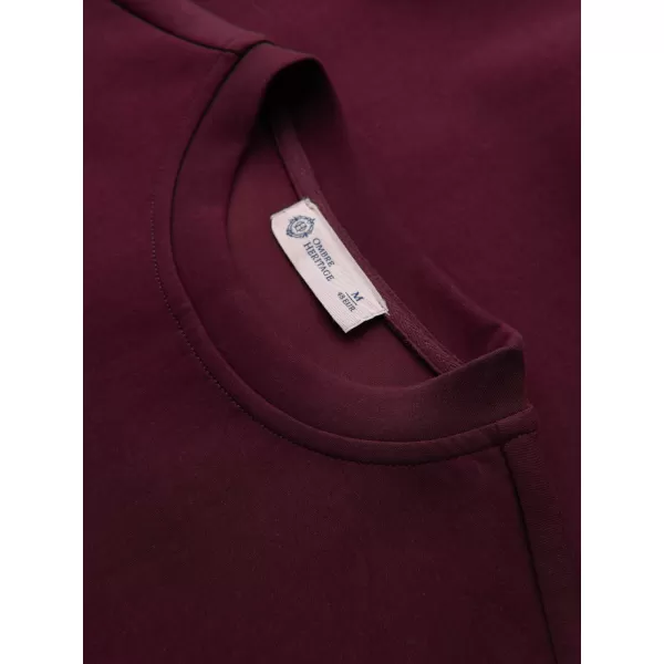  Herren-Sweatshirt OMBRE OM-SSNZ-0267 BURGUND 