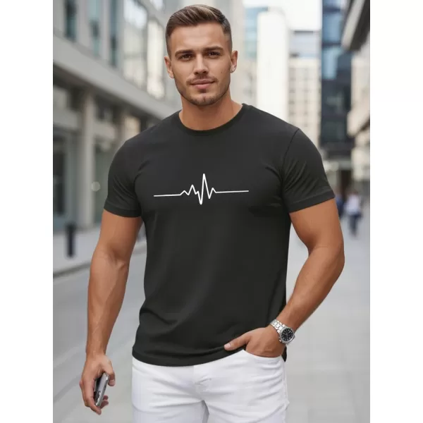  Herren-T-Shirt DSTREET NX5098R-BK SCHWARZ 