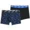 Herren-Boxershorts PUMA MEN ELEMENTS SCATTERED PRINT BOXERS 94780202 BLAU/SCHWARZ