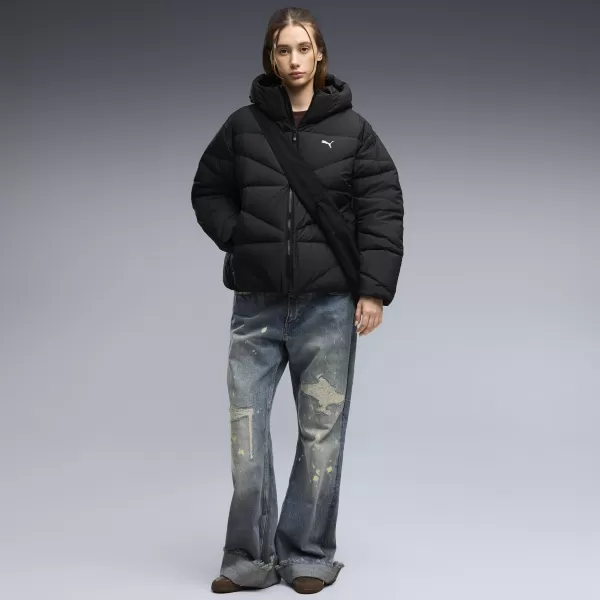  Damenjacke PUMA HOODED DOWN PUFFER JACKET W 69458001 PUMA SCHWARZ 